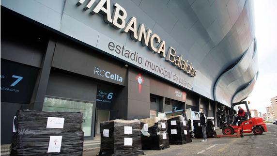 El Celta ha aportado numeroso material en la lucha contra el coronavirus