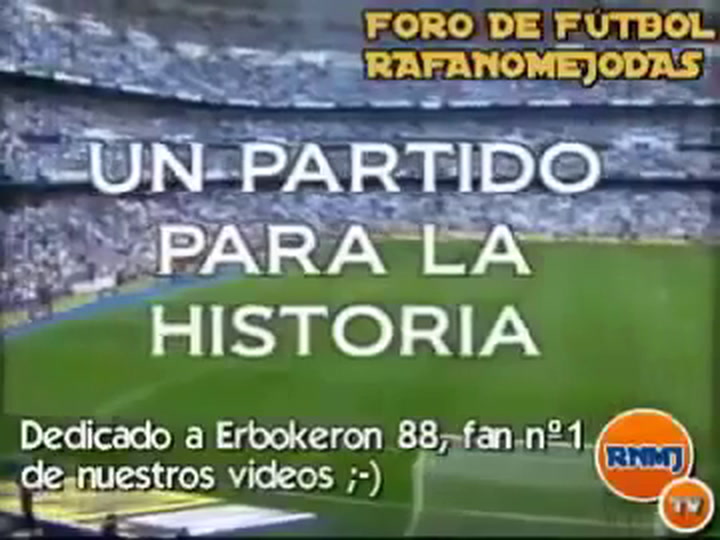 El día que Robinson se rindió al Barça con el R. Madrid 2 - Barça 6 El día que Robinson se rindió al Barça con el R. Madrid 2 - Barça 6