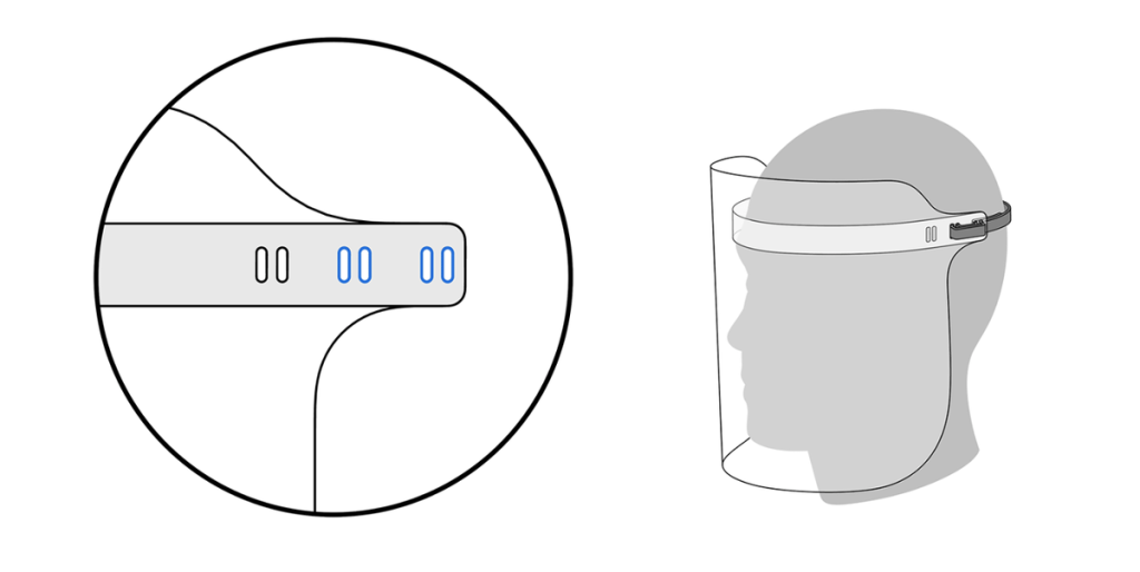 Este es el protector facial para combatir el coronavirus de Apple