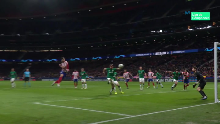 Champions League: Atlético Madrid - Lokomotiv Moscú. Gol de Felipe Monteiro (2-0) Champions League: Atlético Madrid - Lokomotiv Moscú. Gol de Felipe Monteiro (2-0)