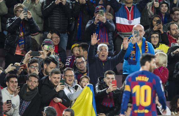 El Camp Nou, el recinto de Primera con una media de espectadores más alta: supera los 72.000 aficionados por partido