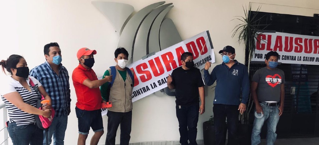 Oaxaca: clausuran “simbólicamente” instalaciones de TV Azteca