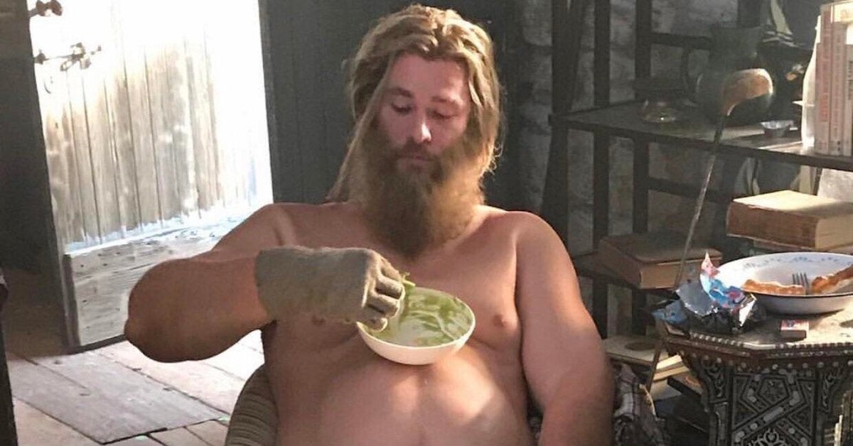 Thor 4 Peta Taika Waititi Fat Thor Vegan Pérdida de peso Thor 4 Peta Taika Waititi Fat Thor Vegan Pérdida de peso