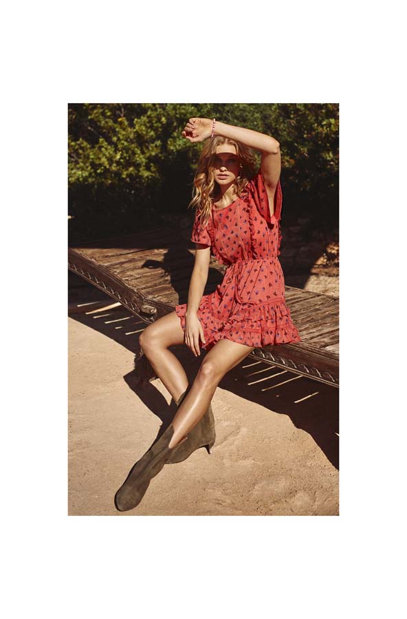 Vestido con estampado floral