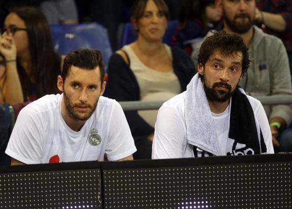 Rudy Fernández, junto a Sergio Llull (Pep Morata/MD)