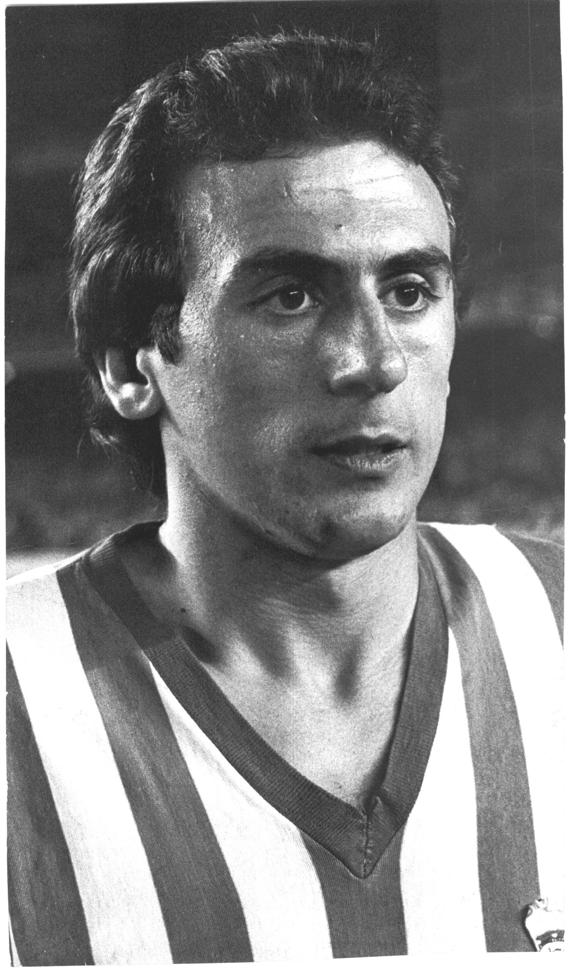 El bético Enrique Morán, en 1980