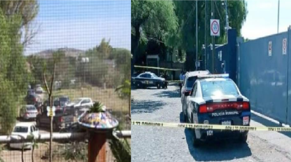 Tras persecución policíaca detienen a sujetos armados en Querétaro, hay patrulla dañada y policía herido