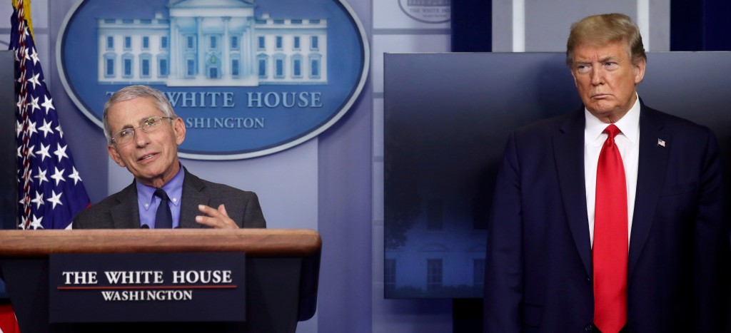 Trump dice que no despedirá a Fauci: “Estamos en la misma sintonía”