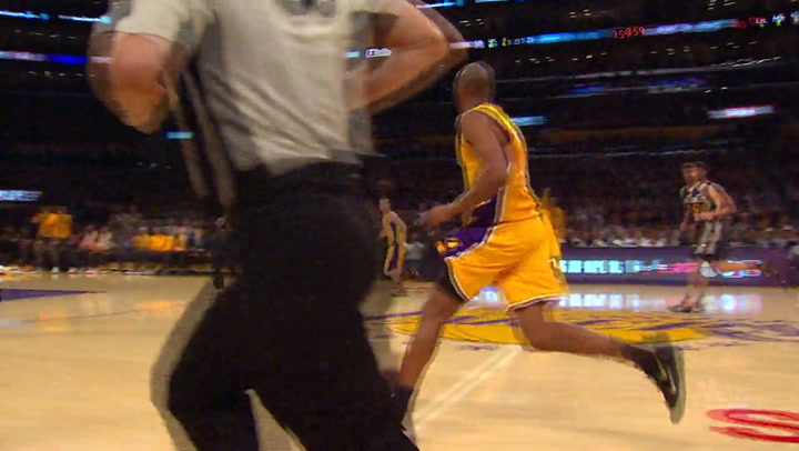 El último partido de Kobe Bryant