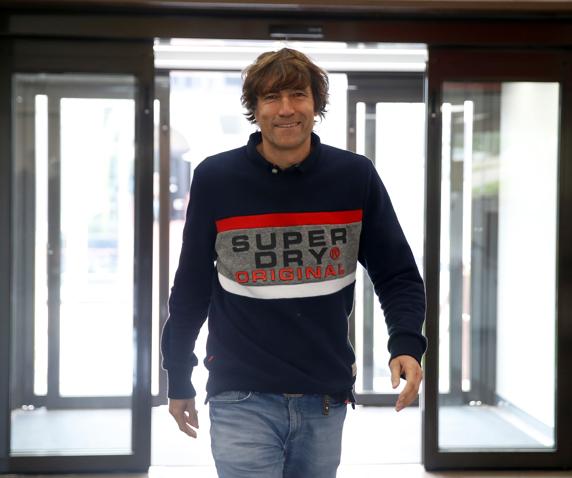 Julio Salinas en TVE (FOTO: Pep Morata)