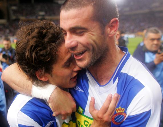 Coro y Pandiani, abrazados tras la agónica salvación