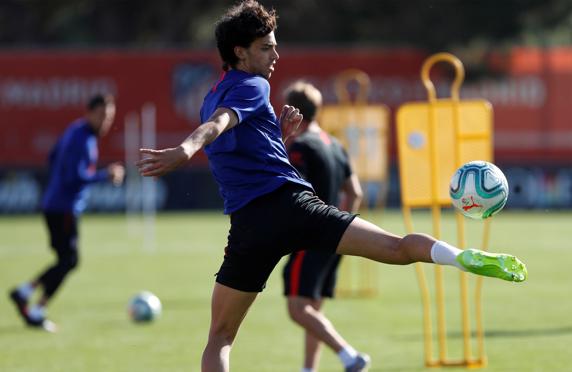 Joao Félix, en el entrenamiento