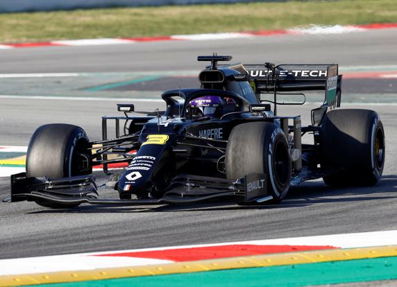 El Renault de 2020, en los pasados test de F1 en Barcelona