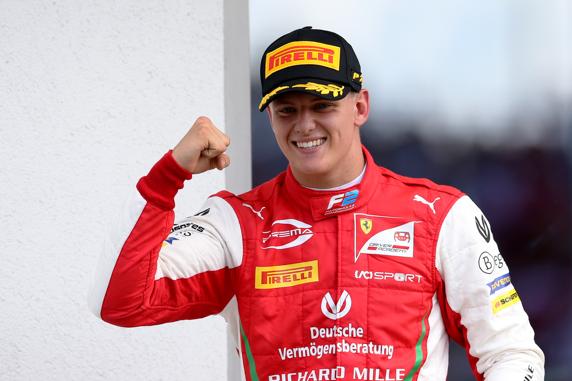 Mick Schumacher solo logró una victoria en 2019 en la F2, en Hungría