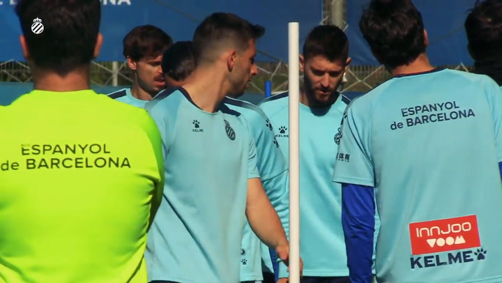 El Espanyol entrena con la mente puesta en el Sadar El Espanyol entrena con la mente puesta en el Sadar