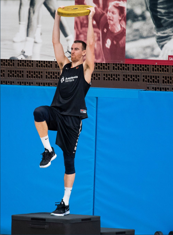 Víctor Claver, alero del Barça