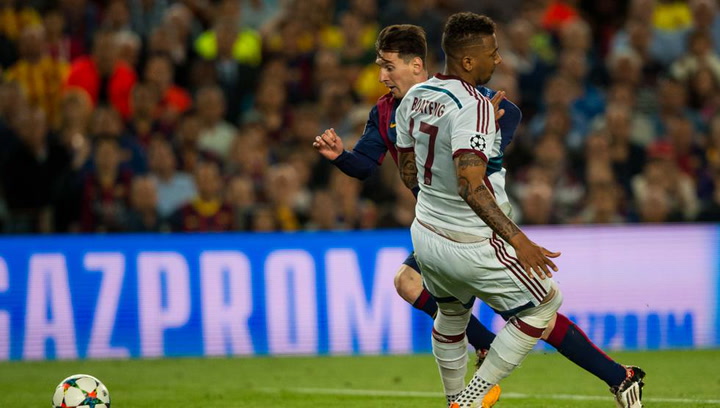 Recuerda el regate de Messi a Jerome Boateng, del Bayern, en la Champions de 2015 Recuerda el regate de Messi a Jerome Boateng, del Bayern, en la Champions de 2015