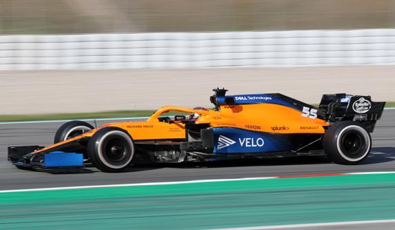 Sainz, con el McLaren