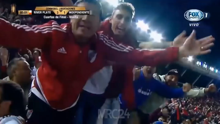 Estas son algunas de las mejores jugadas de Santos Borré