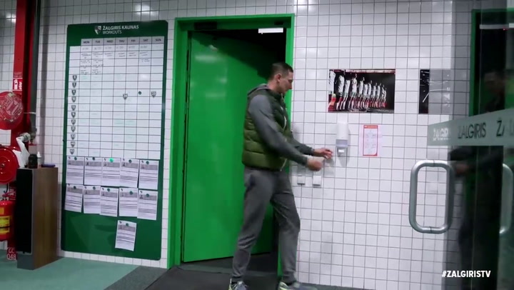 El Zalgiris vuelve a los entrenamientos El Zalgiris vuelve a los entrenamientos