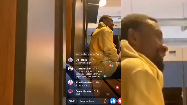 Kalou la lía en un directo de Instagram y el Hertha le suspende
