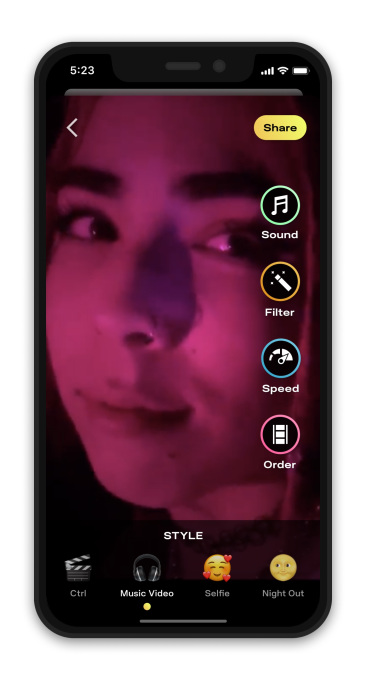 Estilo de video musical de basura