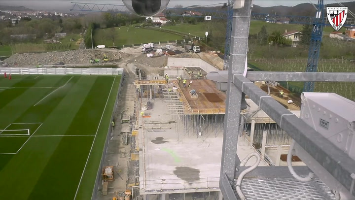 Las obras de Lezama avanzan a buen ritmo Las obras de Lezama avanzan a buen ritmo