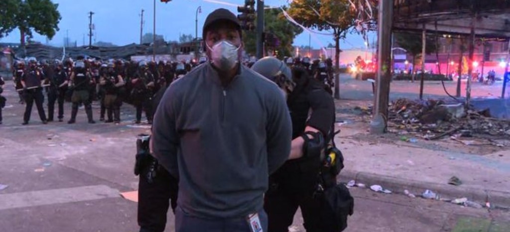 Liberan a equipo de CNN, detenido durante protestas en Minneapolis