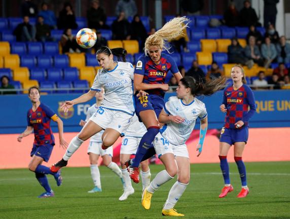 Copa de S.M. La Reina. Barça-Depor. Gol del triunfo de Hamraoui.