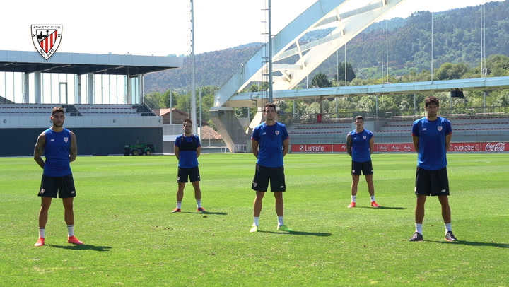 El minuto de silencio en Lezama