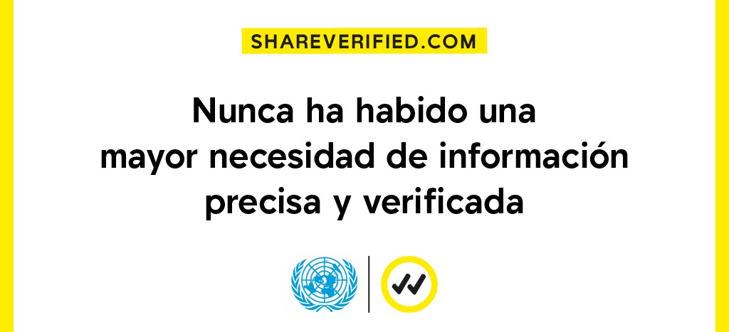 ONU va contra ‘fake news’ ligadas al Covid-19