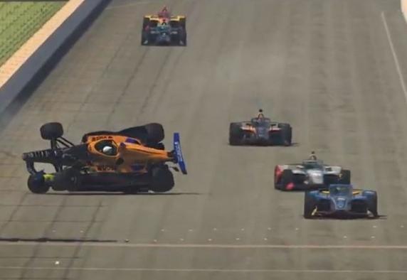 Lando Norris fue echado por Pagenaud al final de carrera de forma deliberada