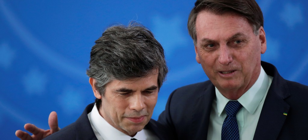 Renuncia ministro de Salud de Bolsonaro en medio de pandemia