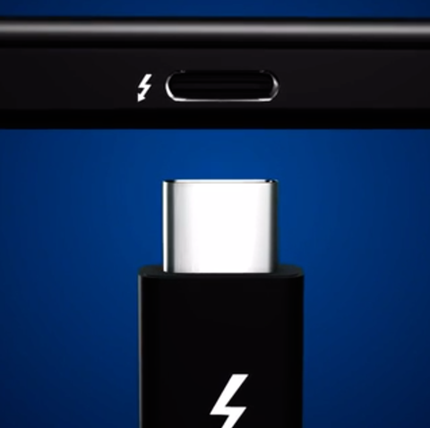 un puerto thunderbolt 3