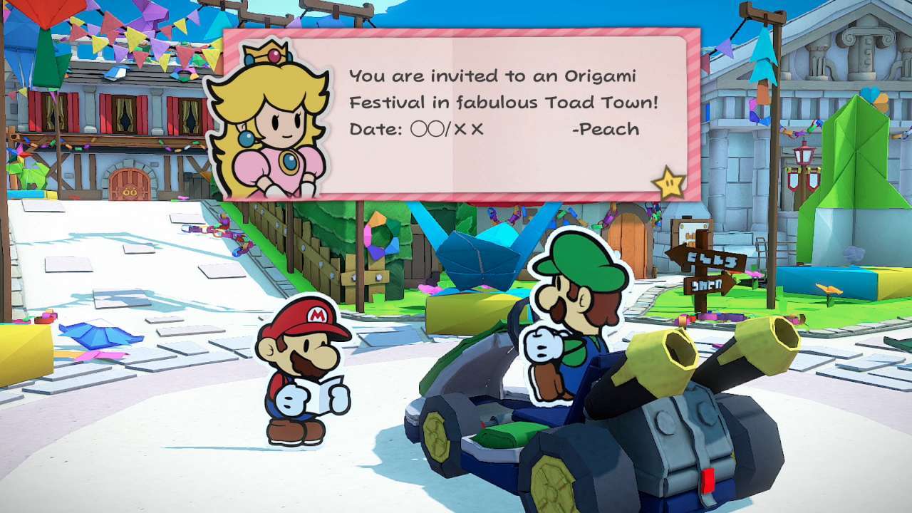 Paper Mario Peach