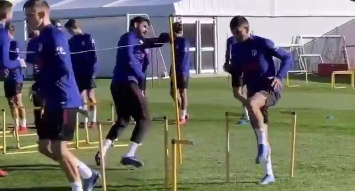 Diego Costa y Koke, de vuelta en los entrenamientos Diego Costa y Koke, de vuelta en los entrenamientos