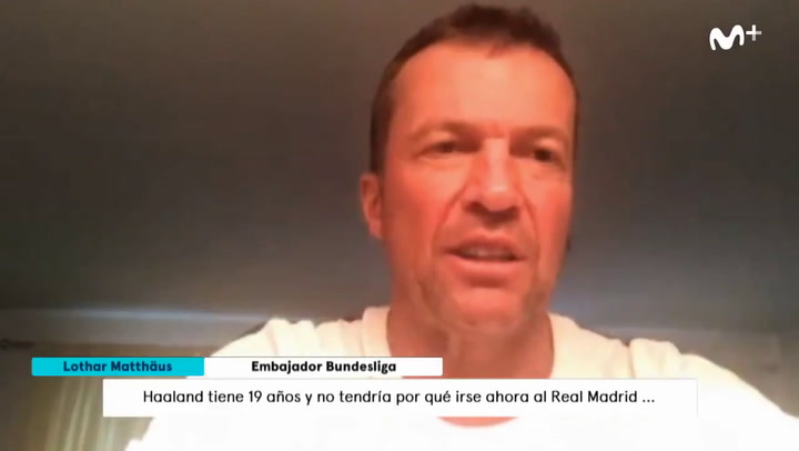Lothar Matthäus: “Halland, un par de años en el Dortmund y, después, al Real Madrid” Lothar Matthäus: “Halland, un par de años en el Dortmund y, después, al Real Madrid”