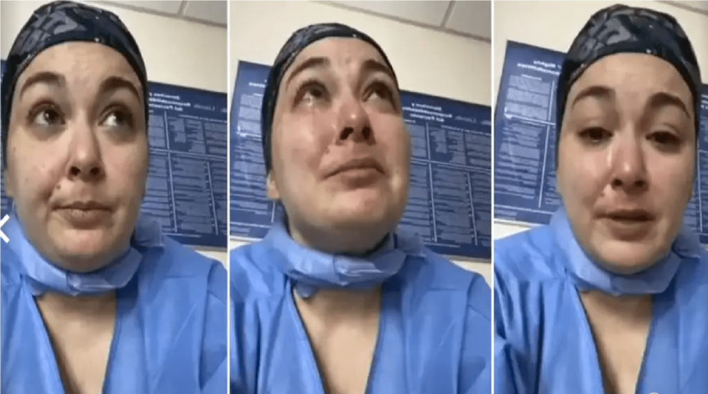 “Están asesinando a los pacientes de coronavirus”, fuerte denuncia de enfermera (VIDEO)