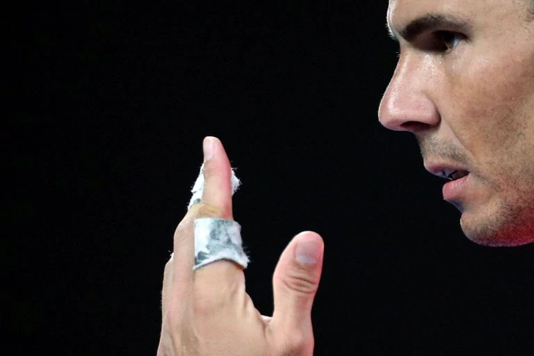 Nadal, durante un partido del último Open de Australia, en enero. / HANNAH MCKAY (REUTERS)