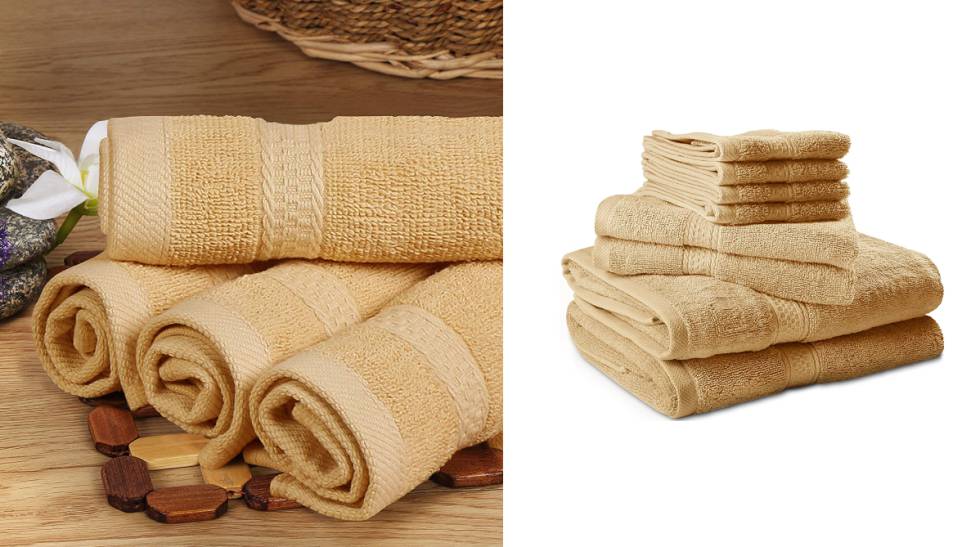 En cinco colores y de algodón: el juego de ocho toallas que triunfa en Amazon