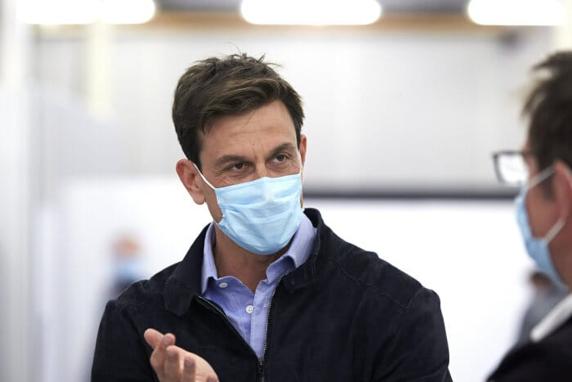 Test del equipo Mercedes de F1 en Silverstone