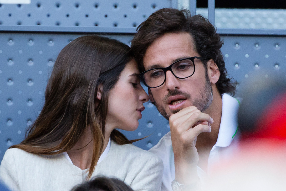 Feliciano López y Sandra Gago 