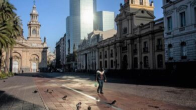 Coronavirus en Chile: el gobierno dice que no basta con el aislamiento y quiere reducir la mobilidad