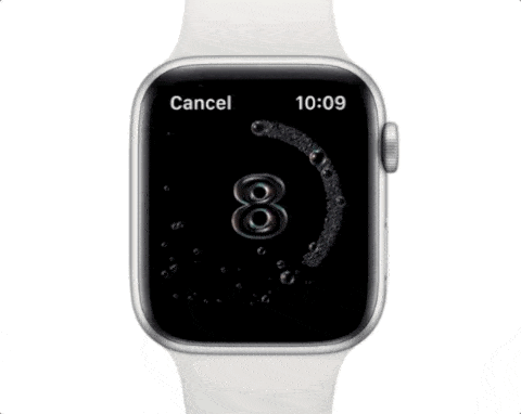 Watchos 7 presenta un temporizador de lavado de manos de 20 unidades