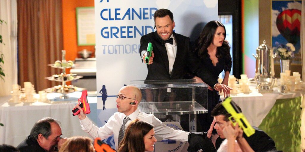 Comunidad: el juego inspirado en los divertidos episodios de Paintball de Show