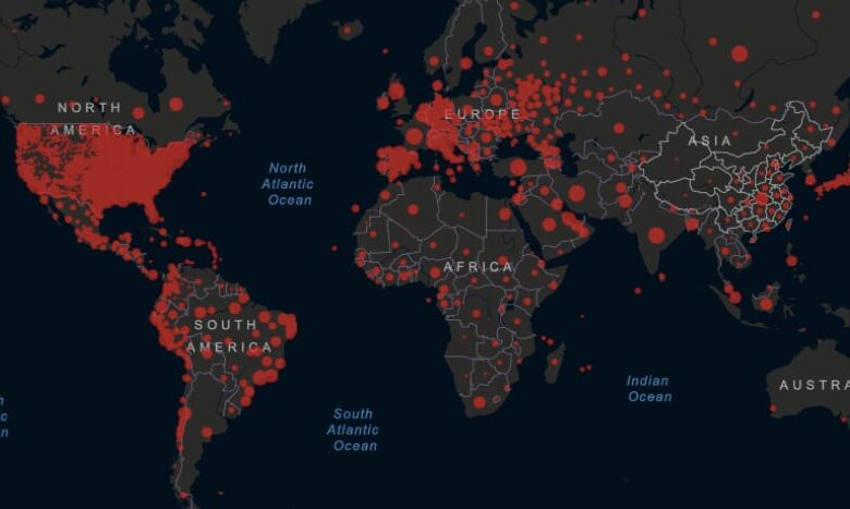 Coronavirus: Más de 6 millones 600 mil contagios de Covid-19 en el mundo