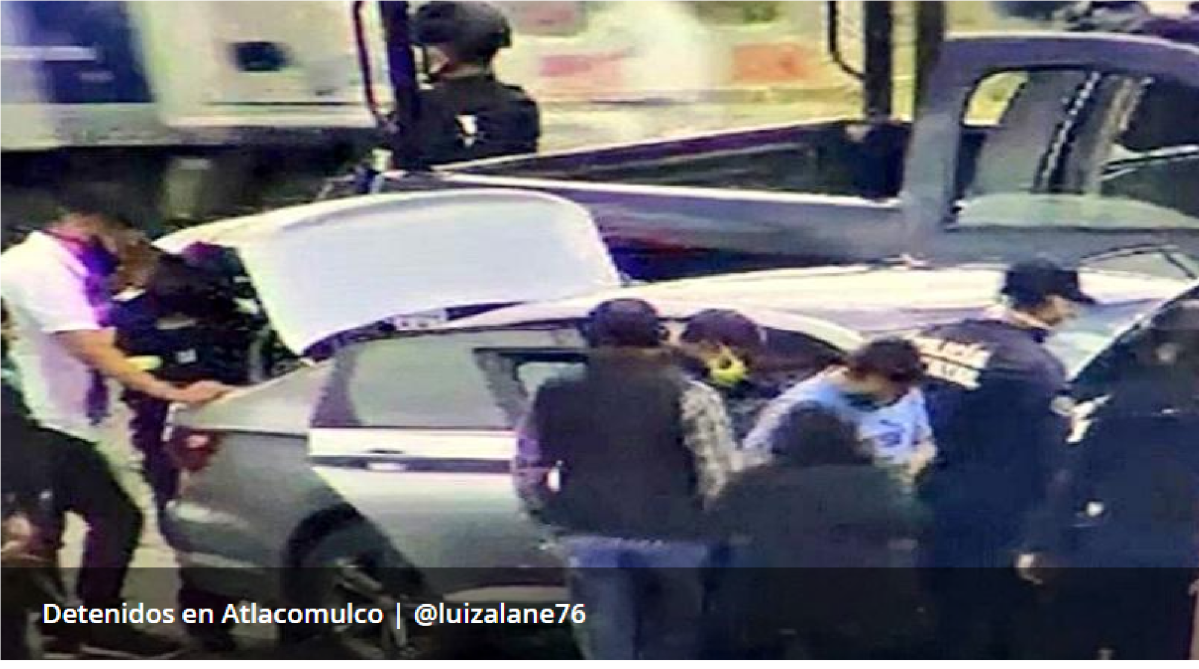 Detienen a 2 sujetos en Atlacomulco; vigilaron la casa de García Harfuch, 2 días antes del atentado