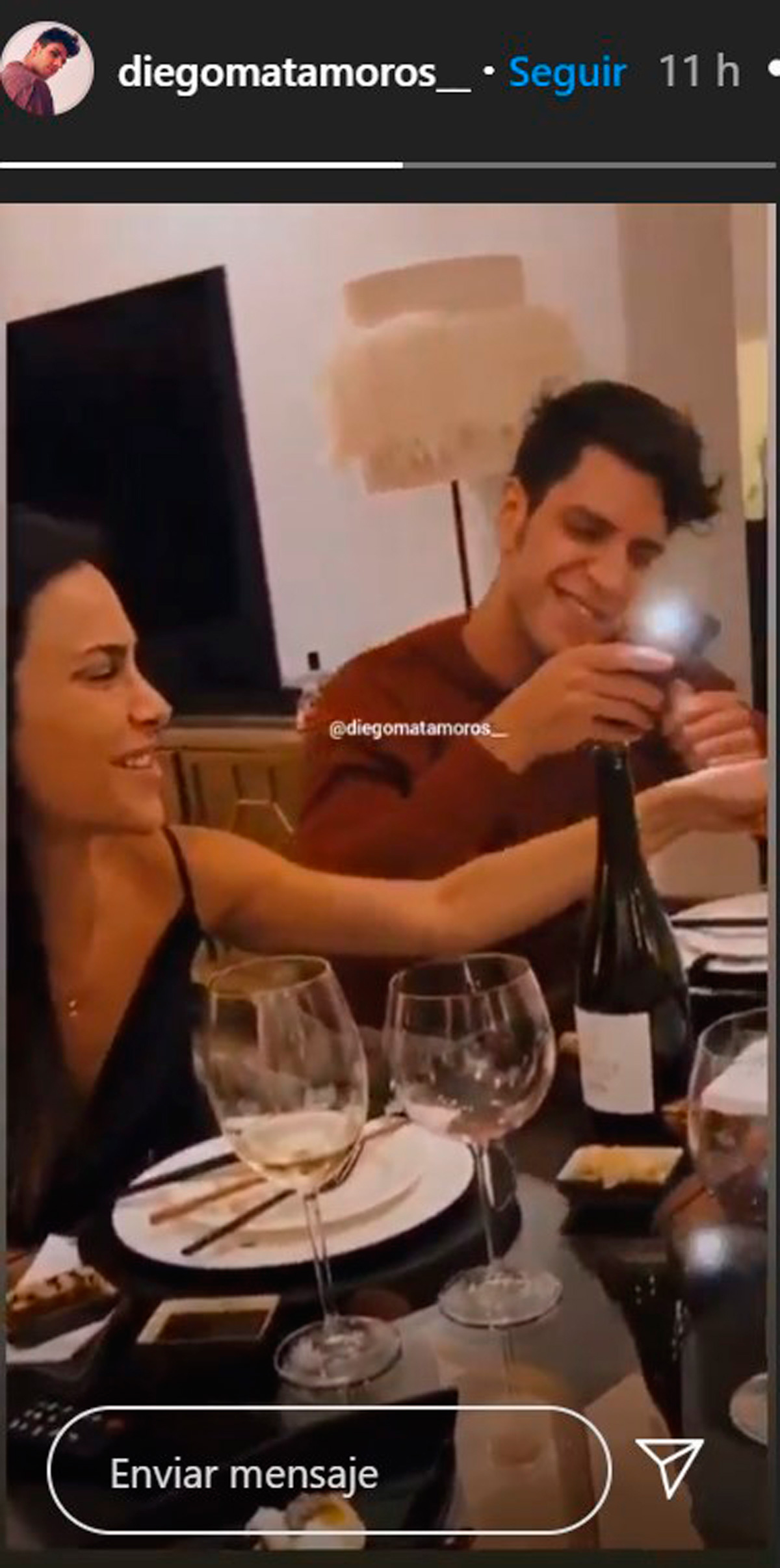 Carla Barber y Diego Matamoros