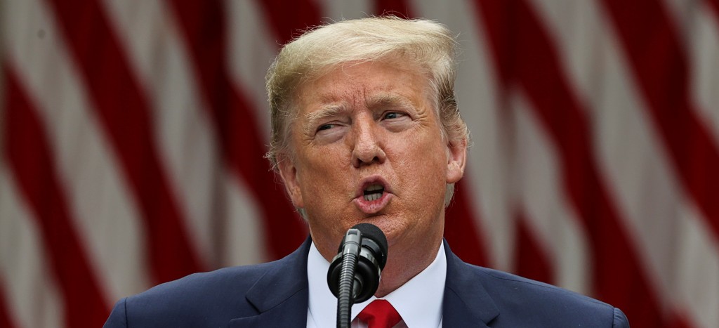 El Servicio Secreto resguardó a Trump en un búnker durante protestas