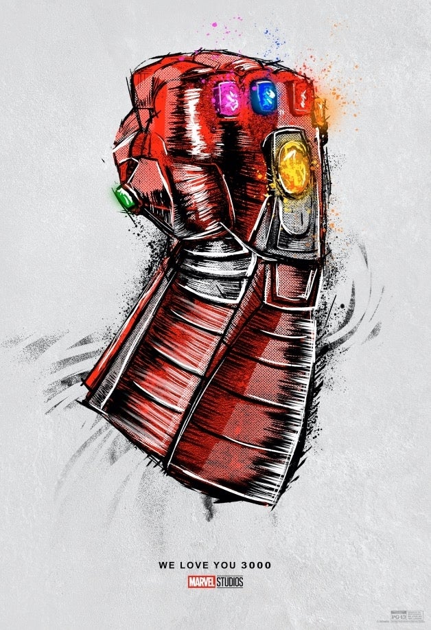Cartel de relanzamiento de Avengers Endgame Cartel de relanzamiento de Avengers Endgame